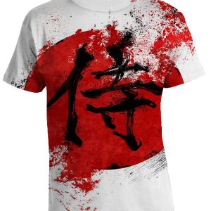 Maglietta  Japan – Samurai – giappone – Simbolo Sol Levante   T-shirt Uomo Donna