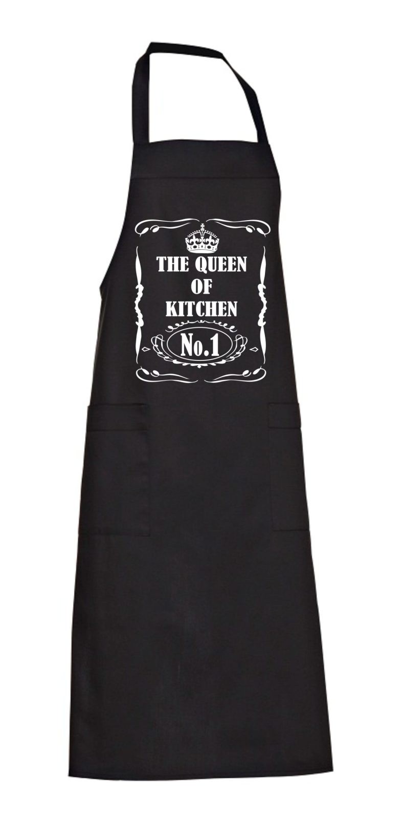 Grembiule da Cucina Divertente – Mamma Regina in Cucina – Grembiuli Divertenti Cucina – Idee Regalo Amici - immagine 2