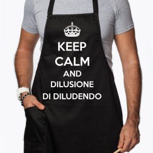 Grembiule da Cucina Divertente – Zio il re della Cucina – Grembiuli Divertenti Cucina – Idee Regalo Amici