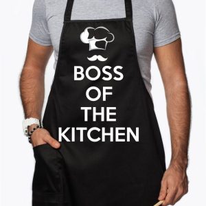 Grembiule da Cucina Divertente – Nonno il re della Cucina – Grembiuli Divertenti Cucina – Idee Regalo Amici