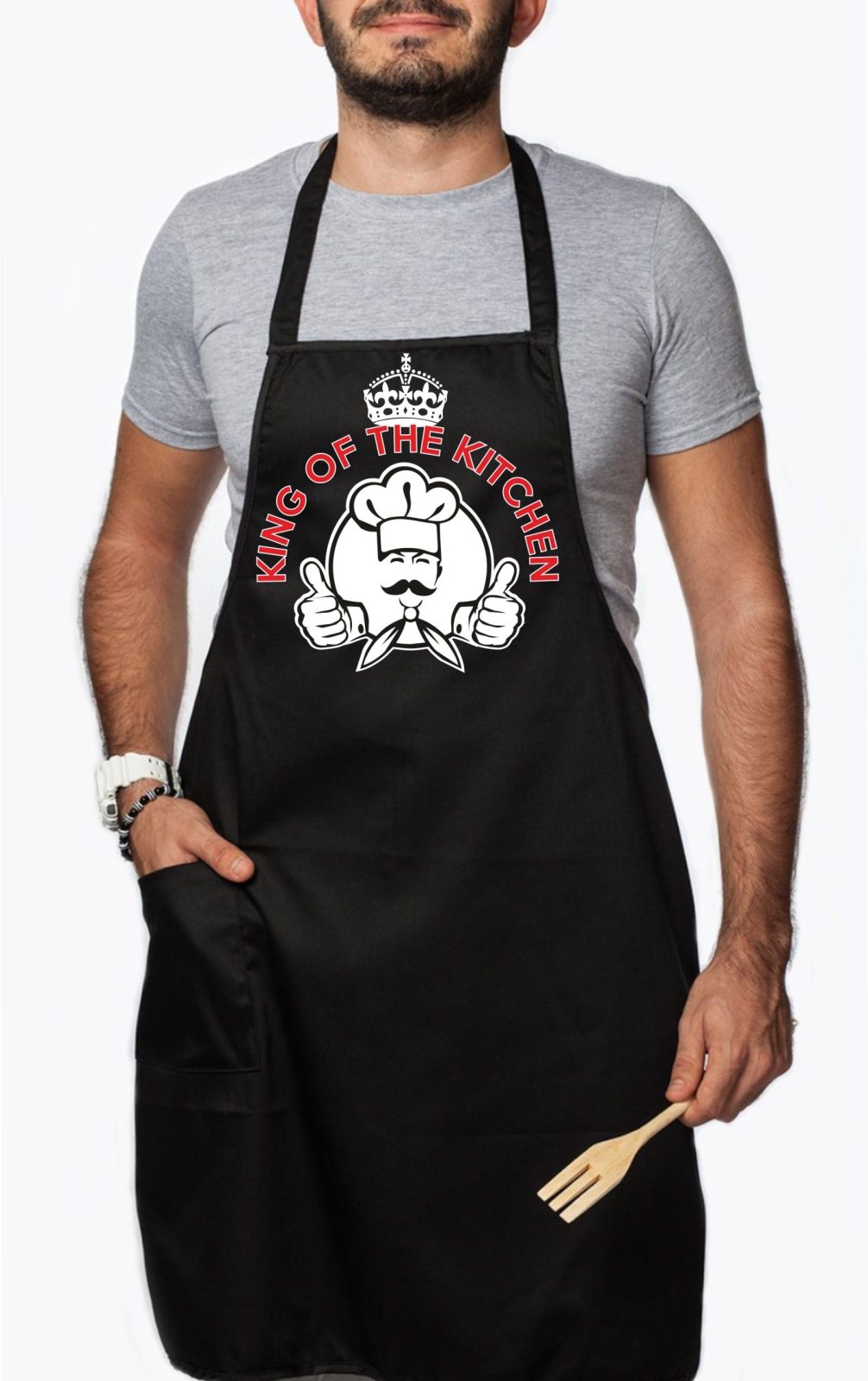 Grembiule da Cucina Divertente – Barbecue time – bbq – Grembiuli Divertenti Cucina – Idee Regalo Amici - immagine 2