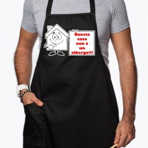 Grembiule da Cucina Divertente – BBQ King – Grembiuli Divertenti Cucina – Idee Regalo Amici