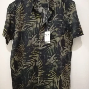camicia uomo m/m 100% cotone tropicale lmnap0102_24017
