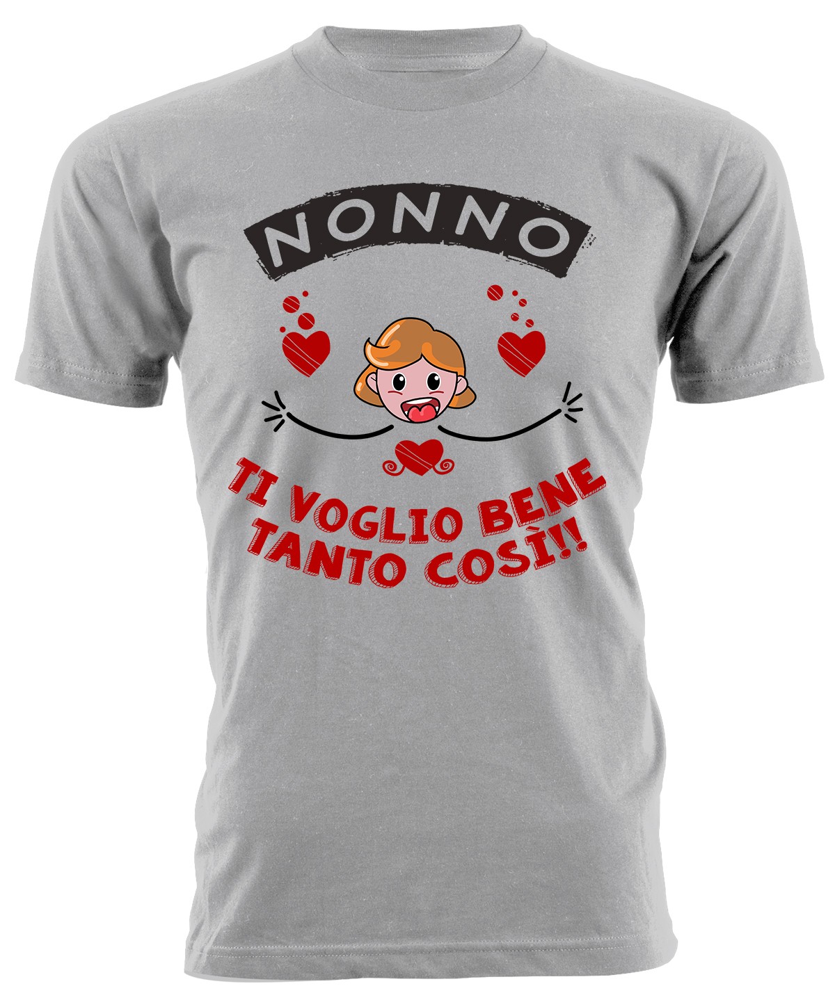 Maglietta Nonno – Femminuccia Nonno Ti Voglio Bene Tanto Così – Regalo Nonno da Nipoti – Festa dei Nonni – Festa del Nonno – Festa del Nonno Idee Regalo