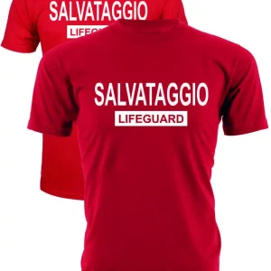 Tshirt Salvataggio Lifeguard – maglietta da bagnino