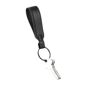 Orbitkey Portachiavi Ad Anello in Pelle Black