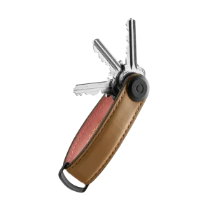 Orbitkey Portachiavi Leather Cocoa Rose