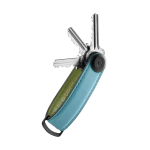 Orbitkey Portachiavi Leather Sea Foam