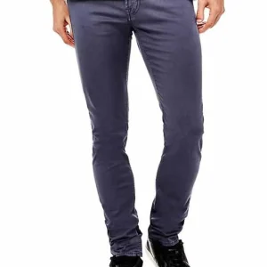 Guess Pantalone Uomo blu super skinny M81AN1W80V0