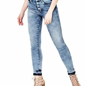 Guess donna Jeans multi bottone W81A28D2ZD0