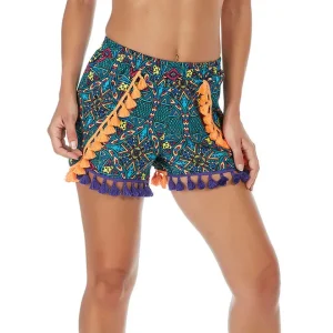 Short donna Effek con nappine e fantasia geometrica F18F2B271XX