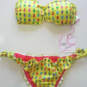 Bikini donna triangolo 2Bekini fantasia lampadine 2S18104
