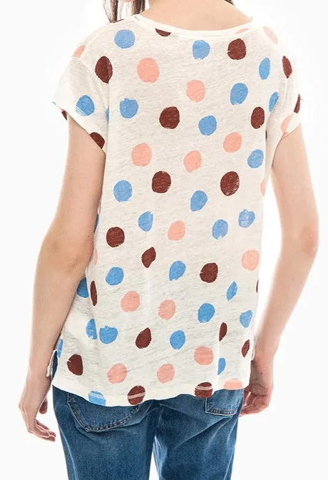 Pepe Jeans T-Shirt donna pois multicolor PL502827 CLEO - immagine 4