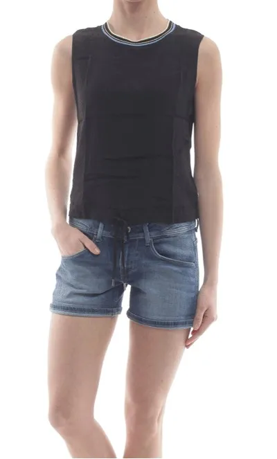 Canotta donna Pepe Jeans con inserti laterali velati PL302305 EMILIES - immagine 3