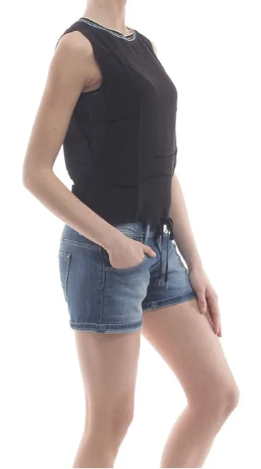 Canotta donna Pepe Jeans con inserti laterali velati PL302305 EMILIES - immagine 5