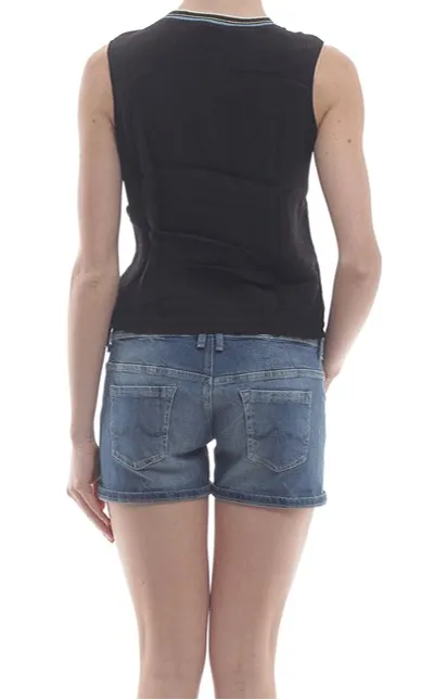 Canotta donna Pepe Jeans con inserti laterali velati PL302305 EMILIES - immagine 7