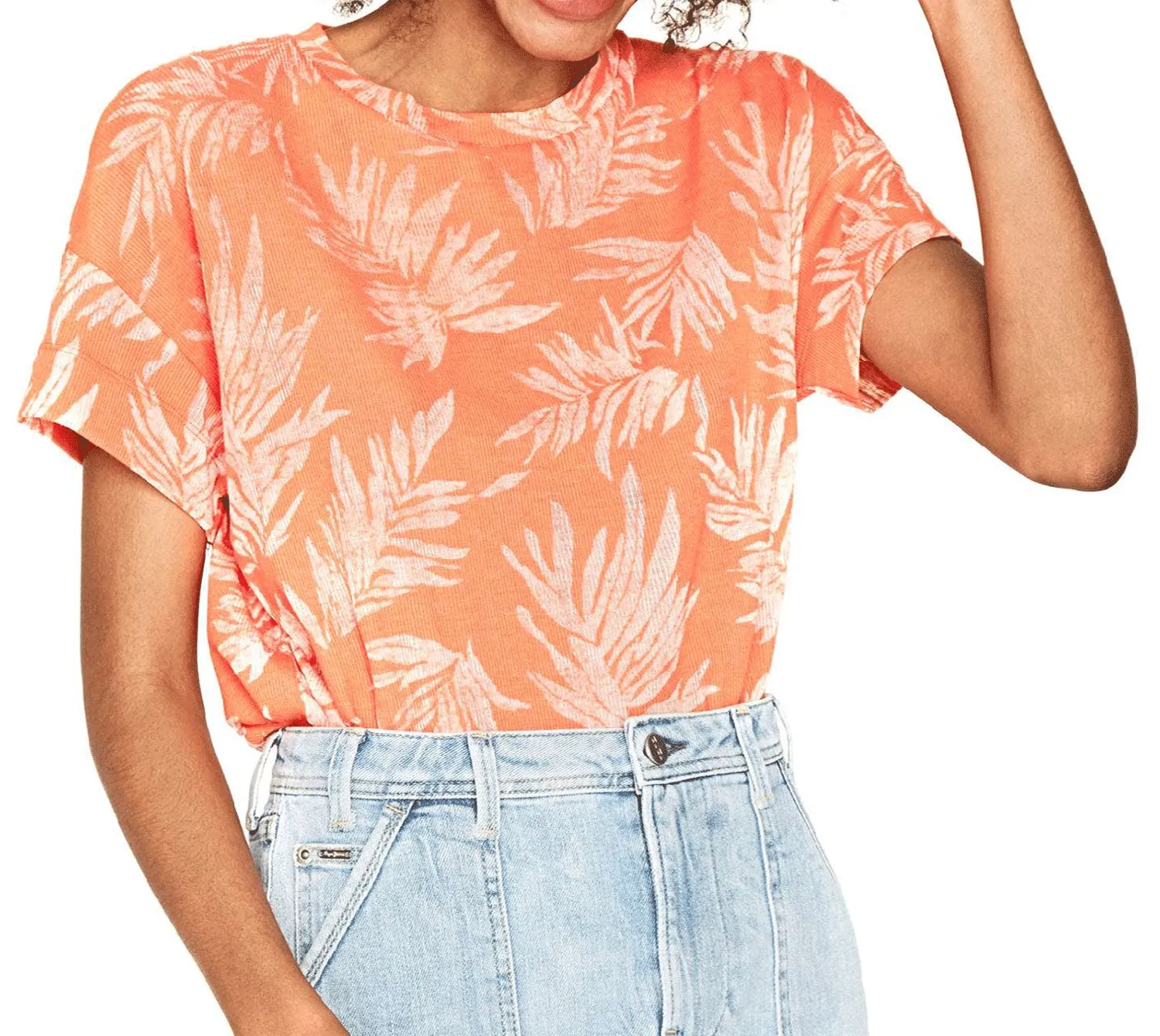 Pepe Jeans T-Shirt donna stampa tropicale PL502849 MICHELLE - immagine 4
