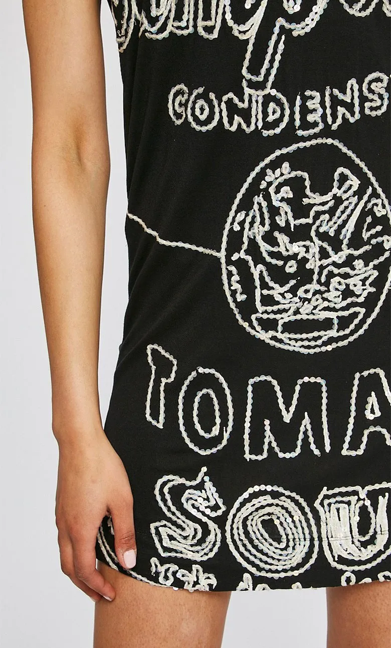 Pepe Jeans Abito donna con paillettes AL950192 RAY - immagine 4