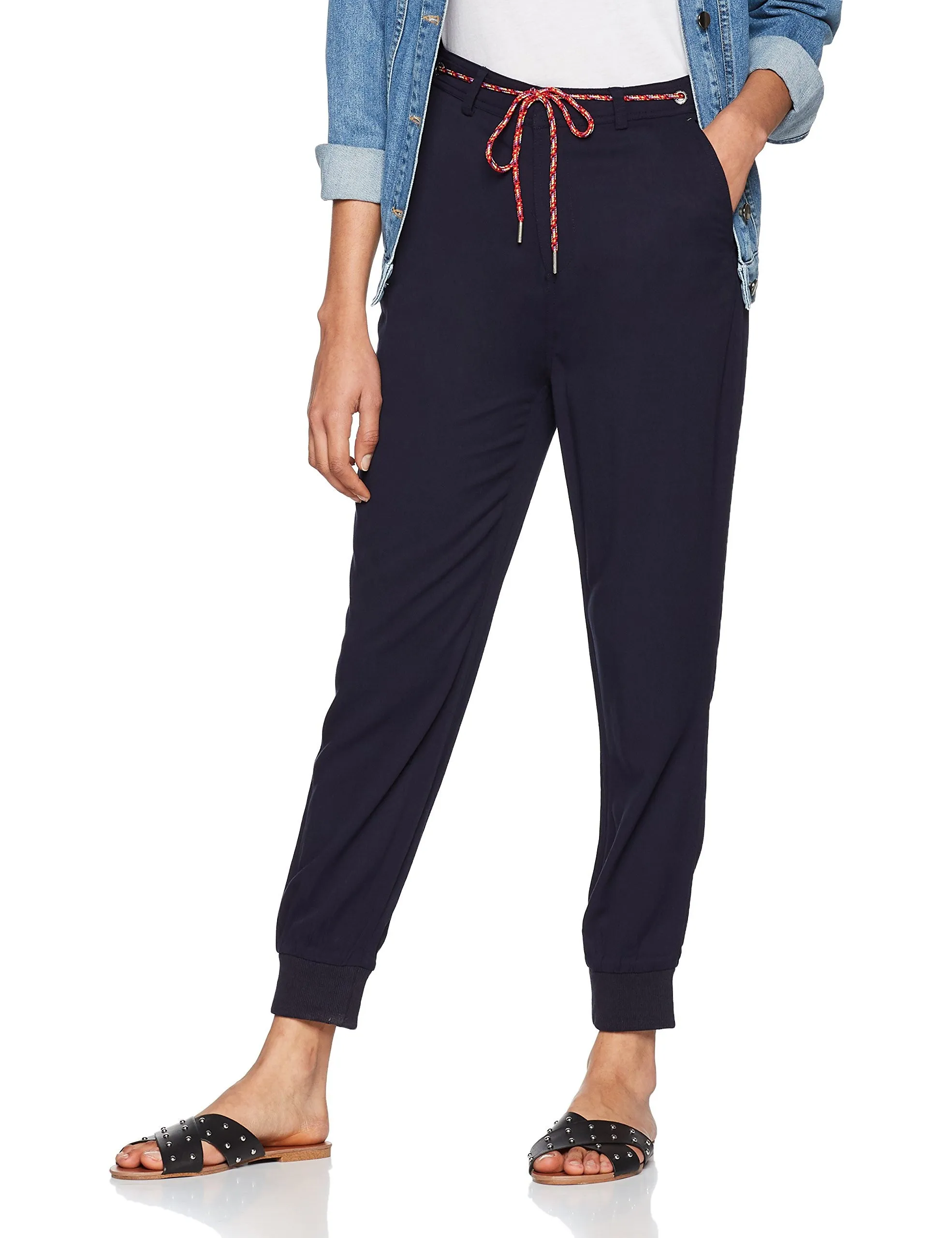 Pantalone donna Pepe Jeans con cordoncino multicolor PL211047 EMILIE