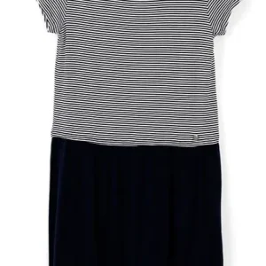 Abito donna Losan rosso a righe 612-7000AB