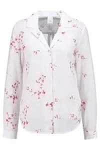 Camicia Donna Marca Ichi bianca con  fantasia floreale rossa - immagine 5