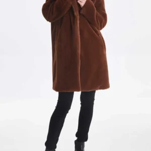 Cappotto Donna Ichi In Ecopelliccia Art. 20109805