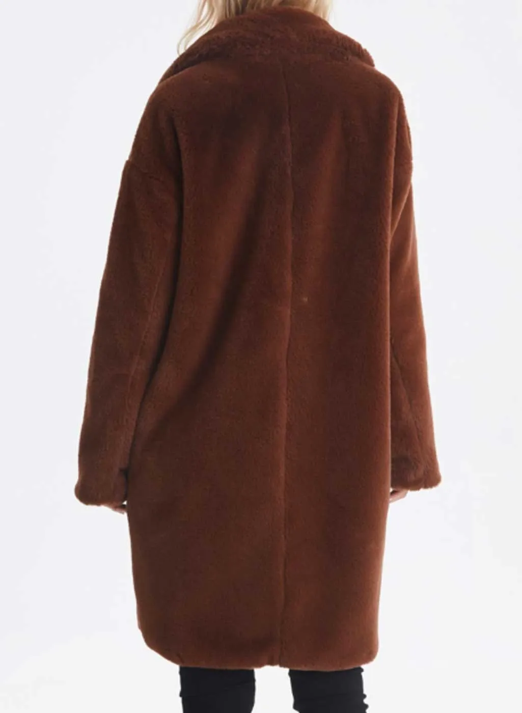 Cappotto Donna Ichi In Ecopelliccia Art. 20109805 - immagine 4