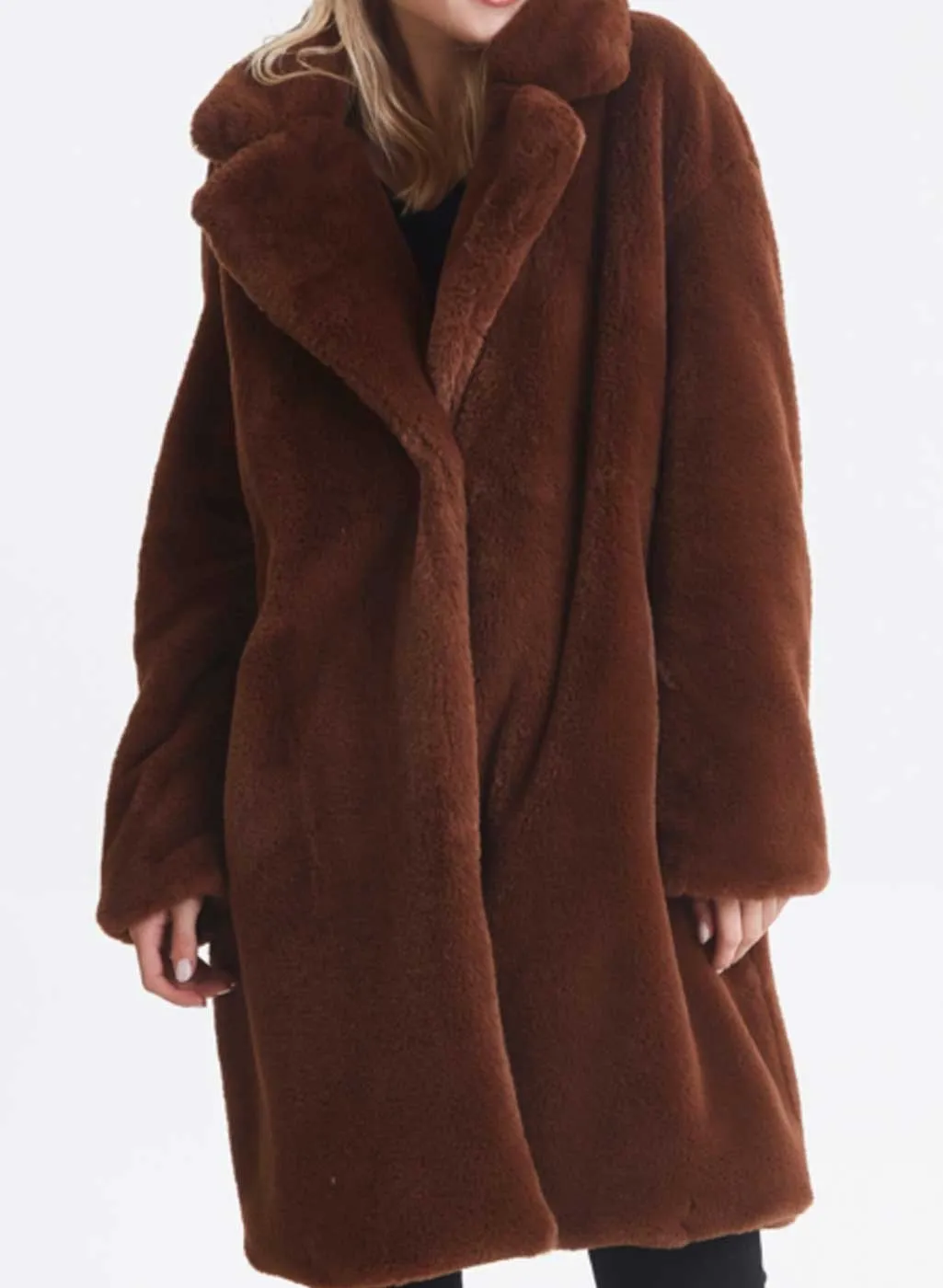 Cappotto Donna Ichi In Ecopelliccia Art. 20109805 - immagine 5