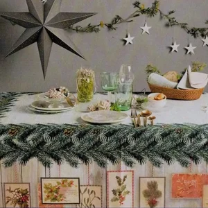 Tovaglia Natazia in cotone per 12 persone Riviera art. MD00660