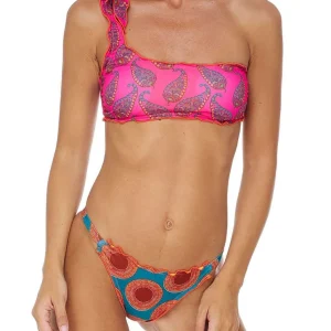 F**K bikini fascia monospalla slip tanga fantasia jaquard