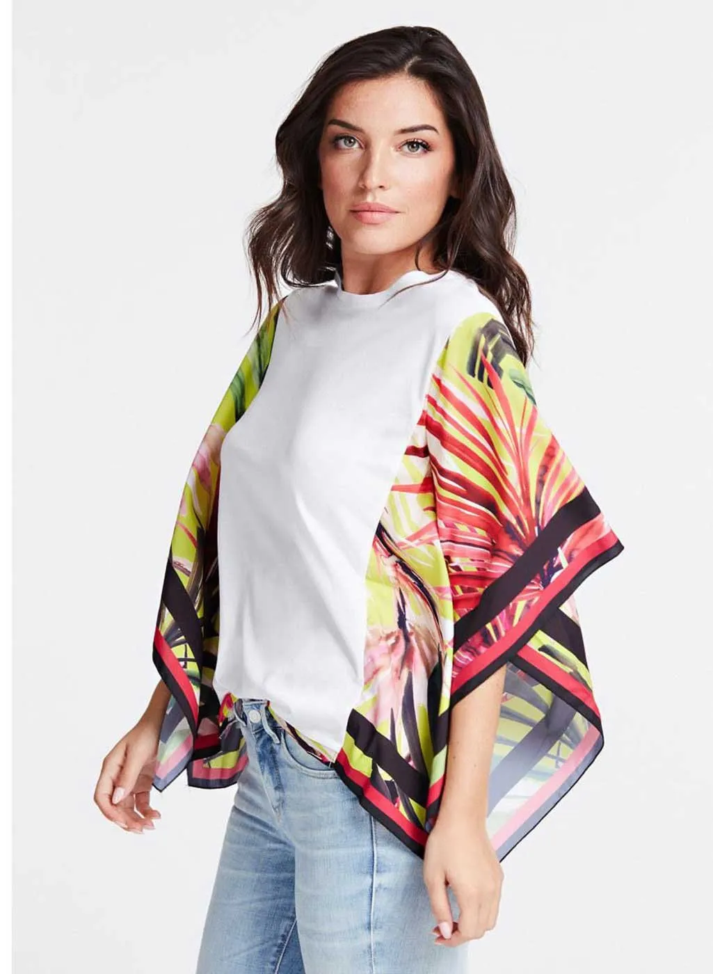 Guess Maglia Donna Fantasia Floreale modello Kaftano - immagine 2