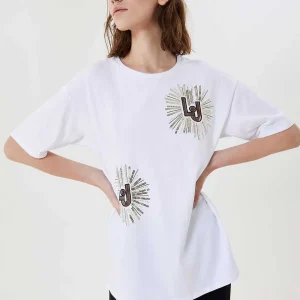 T-shirt donna  Liu Jo con logo art.TA1152J6045
