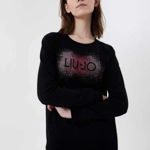 Felpa donna con logo Liu JO art.TA1161F0831