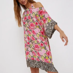 Kaftano Liu Jo motivo floreale e animalier(VA2020T4987)