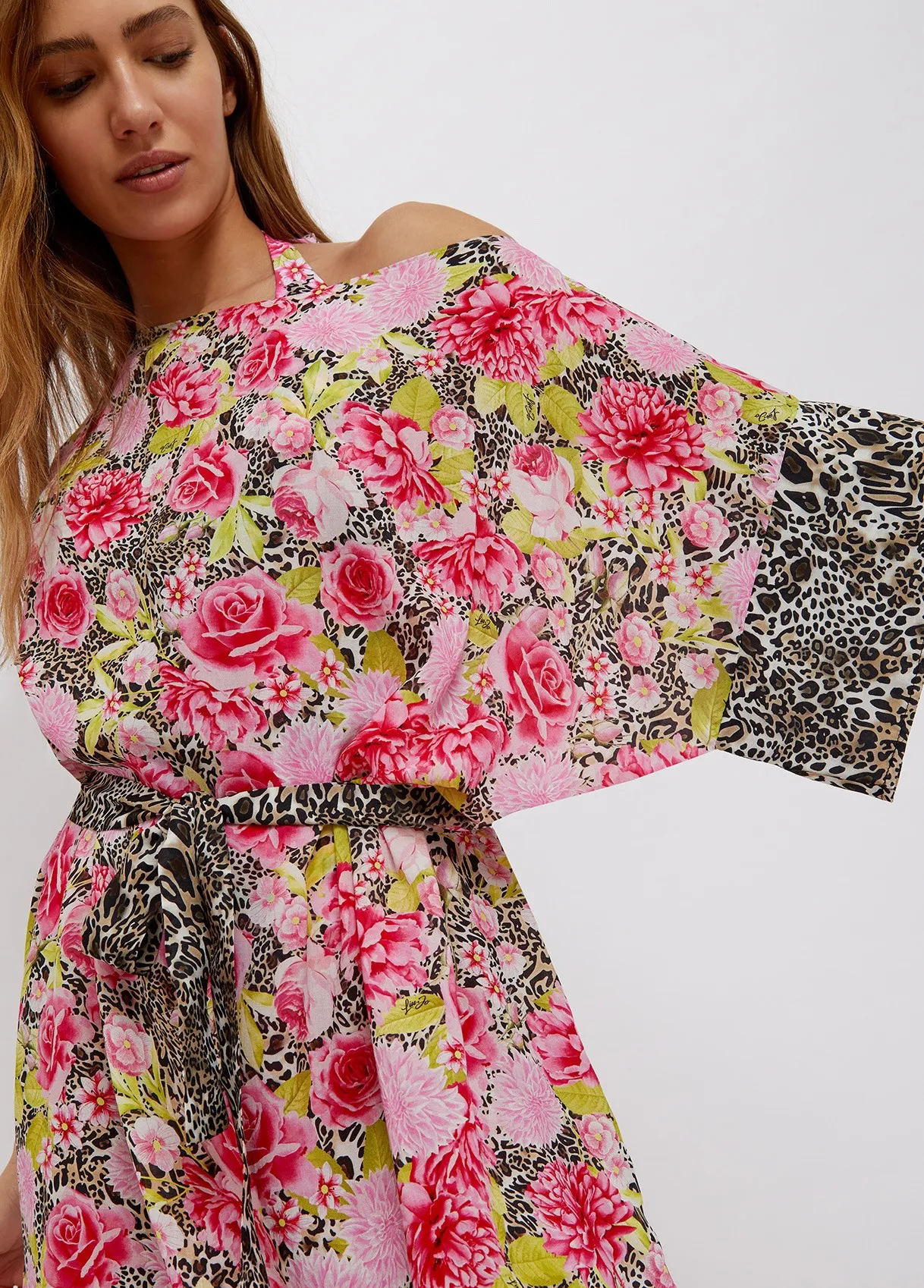 Kaftano Liu Jo motivo floreale e animalier(VA2020T4987) - immagine 4