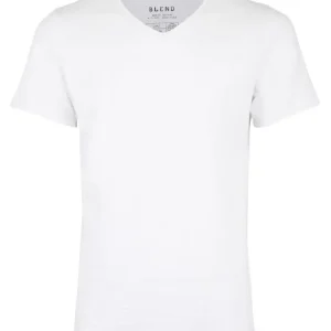 T-shirt cotone blend scollo a V