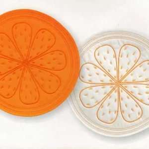 Sottopiatto Sagomato Citrus Arancio