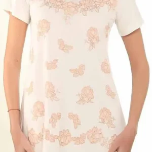 Twin Set maxi maglia floreale Made in Italy ms6pee