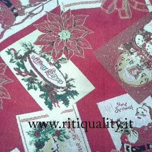 Copritavolo Natalizio x24 art.Slitta Preziosa