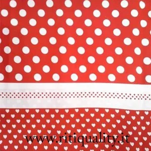 Tovaglia natalizia X6 art.Semprebella pois