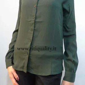 Ichi Camicia donna verde BAZIR SH 20102267
