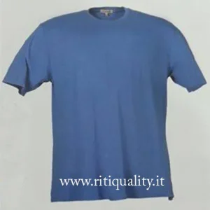 T-Shirt calibrata Uomo Max Fort girocollo tinta unita 21011