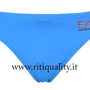Costume Slip EA7 Emporio Armani turchese logo laterale 901005 7P705