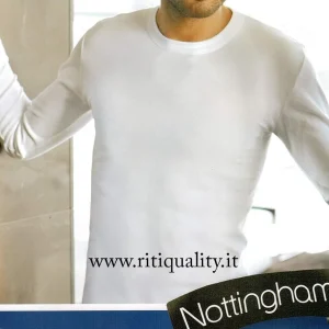 Maglia Uomo manica lunga caldo cotone Nottingham
