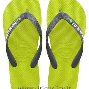 Infradito Havaianas Brasil Logo Verde