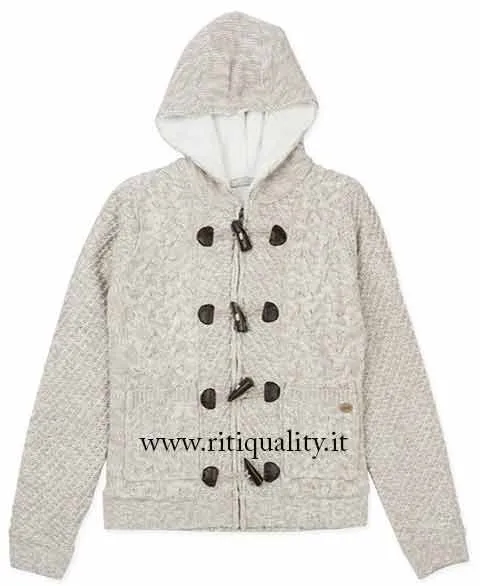 Cardigan Losan Donna Pelliccia e Alamari art. 722-5008ab - immagine 2