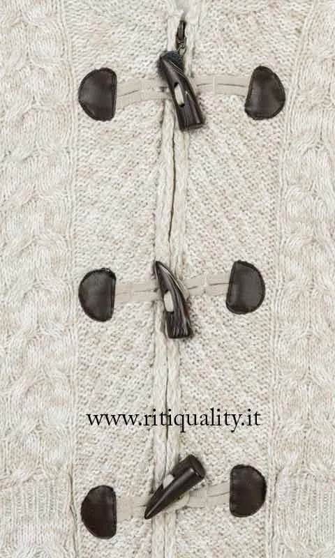 Cardigan Losan Donna Pelliccia e Alamari art. 722-5008ab - immagine 5