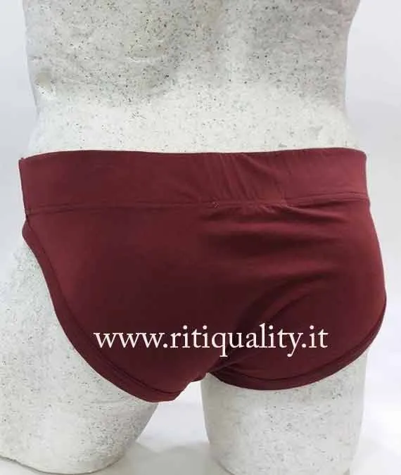 Slip Roberto Cavalli colore bordeaux articolo 2682 - immagine 4