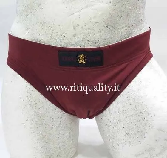 Slip Roberto Cavalli colore bordeaux articolo 2682