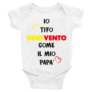 Body Neonato Calcio – Tifo giallo rosso Come Il Mio Papà – Body Neonato Festa del Papà – Body Neonato – Calcio – Sport – Body Neonato Papà – Idea Regalo